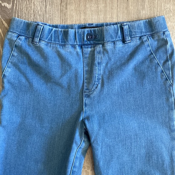 Betabrand Stretched Denim Yoga Pants Size S Long - Picture 2 of 4